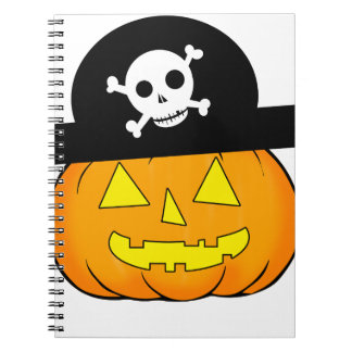 Cuaderno calabaza pirata