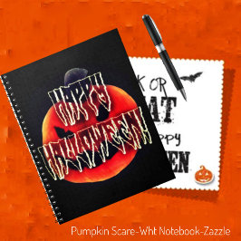 Cuaderno Calabaza Scare-Wht
