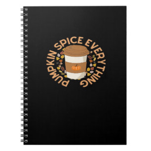 Cuaderno Calabaza Spice Everything Nice Cita de otoño