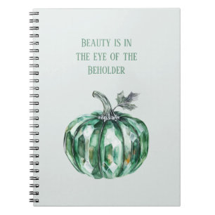 Cuaderno Calabaza Verde Esmeralda