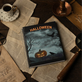 Cuaderno Calabaza y calabaza de Halloween