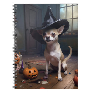 Cuaderno Calabazas Chihuahua Halloween Espeluznantes
