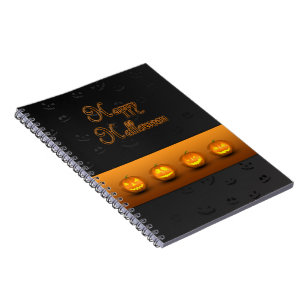 Cuaderno Calabazas de Halloween Jack-o-Lantern