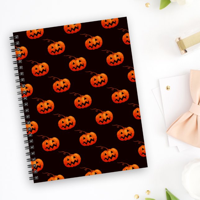 Cuaderno Calabazas De Halloween, Truco O Tratamiento De Cal (Subido por el creador)