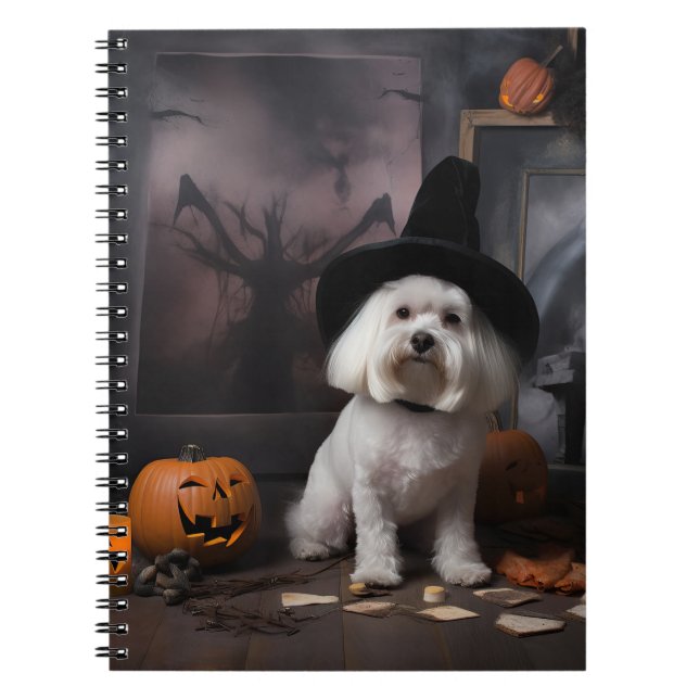 Cuaderno Calabazas Maltesas Halloween Terrorífico (Frente)