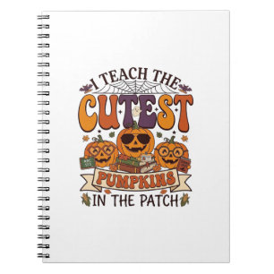 Cuaderno Calabazas Más Lindas Gafas de Profesor de Hallowee