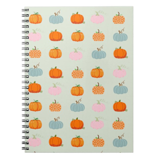Cuaderno Calabazas Multicolor de Estampado (Frente)