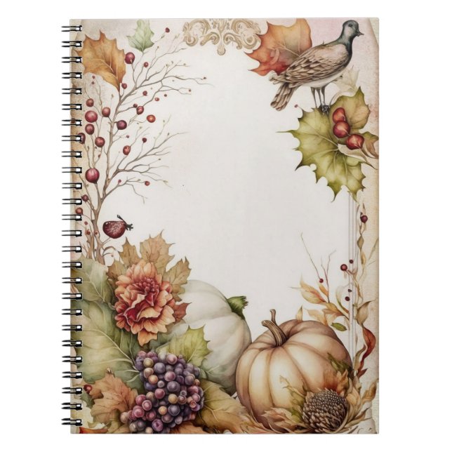 Cuaderno Calabazas otoñales (Frente)