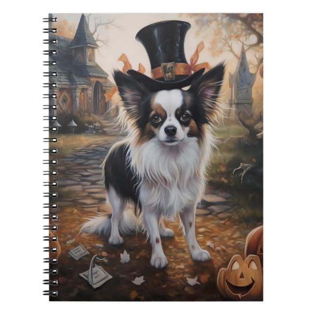 Cuaderno Calabazas Papillon Halloween Espeluznantes (Frente)