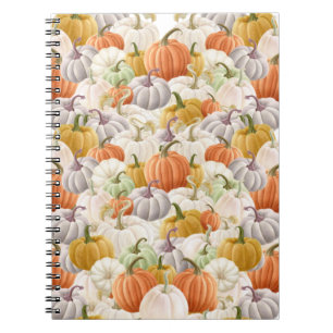 Cuaderno Calabazas, parche de calabaza, calabazas de color 