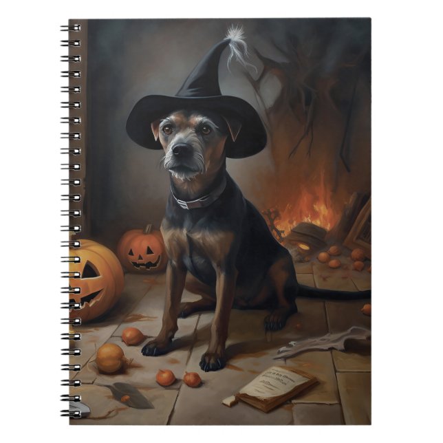 Cuaderno Calabazas Terrier de la Bahía de Chesapeake Hallow (Frente)