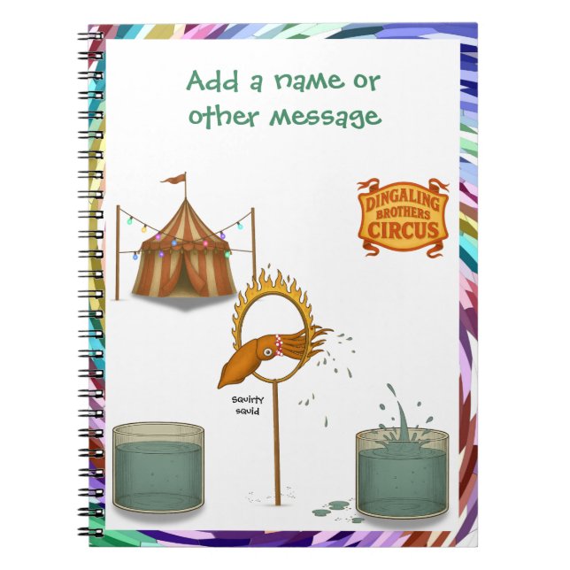 Cuaderno Calamar chorrito (Frente)