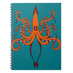 Cuaderno calamar gigante