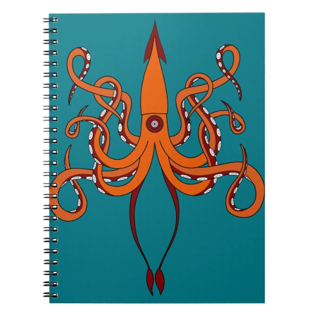 Cuaderno calamar gigante (Frente)