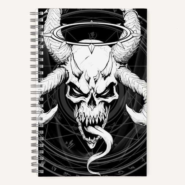 Cuaderno Calavera arcana divina de la muerte Bloc de notas  (Anverso)