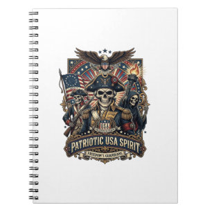 Cuaderno Calavera Colonial Patriótica Comandante Oscuro Pat