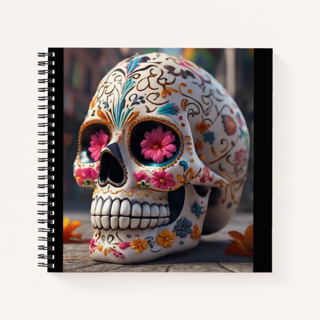 Cuaderno Calavera de azúcar (Anverso)