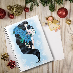 Cuaderno Calavera de azúcar en invierno