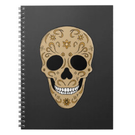 Cuaderno Calavera de Azúcar Floral Día de los Muertos