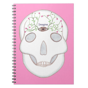 Cuaderno Calavera de azúcar Imaginen un bloc de notas de fl