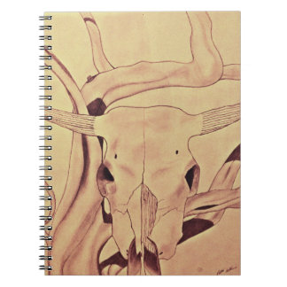Cuaderno Calavera de ganado occidental