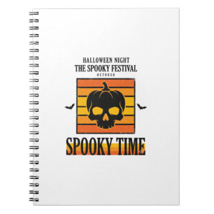 Cuaderno Calavera de Halloween Espeluznante Divertida Cita 