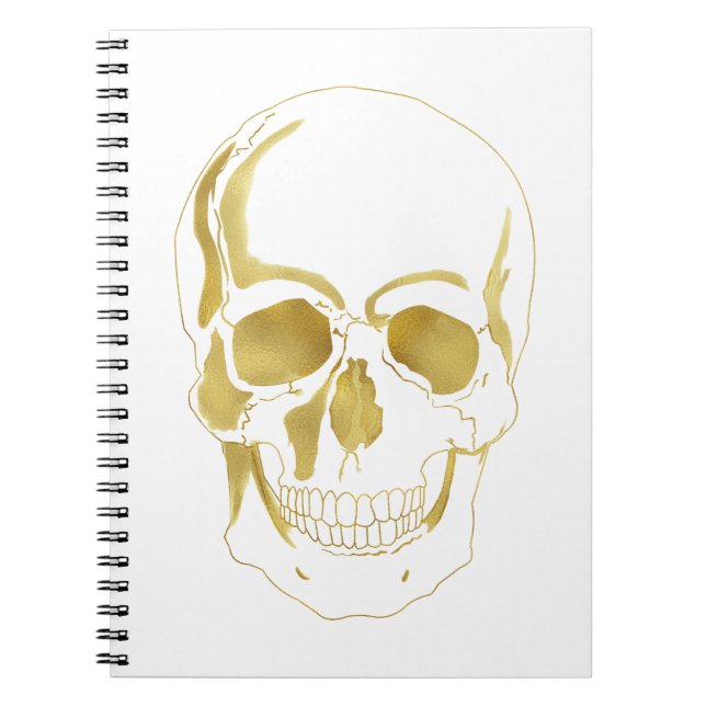 Cuaderno Calavera dorada (Frente)