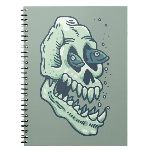 Cuaderno Calavera en las profundidades (Frente)