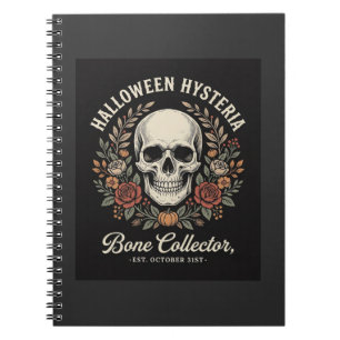 Cuaderno Calavera Floral de Halloween Diseño de Coleccionis