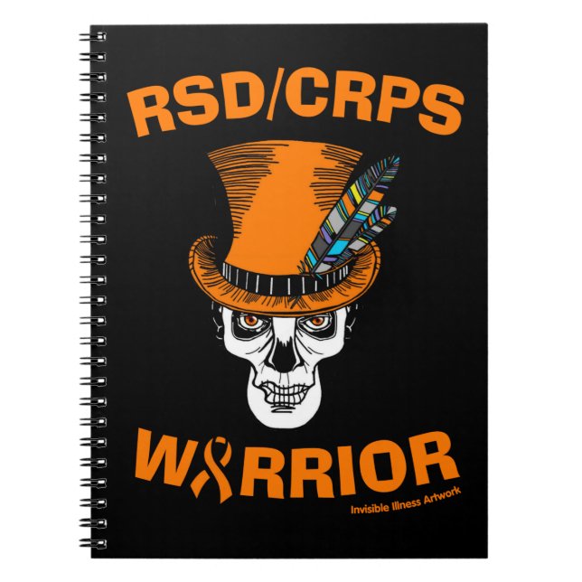 Cuaderno Calavera/Gorra...Equipo portátil RSD/CRPS (Frente)