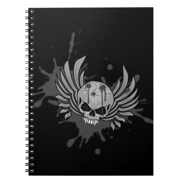 Cuaderno Calavera malvada (Frente)