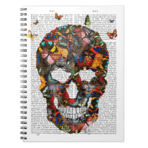 Cuaderno Calavera mariposa