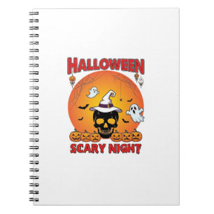 Cuaderno Calavera Noche de Brujas de Halloween Sombrero de 