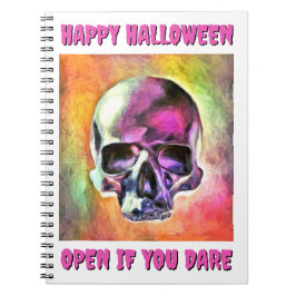 Cuaderno Calavera pintada. Personalizada