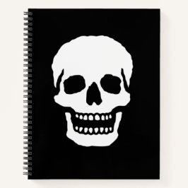 Cuaderno Calavera riendo aterradora