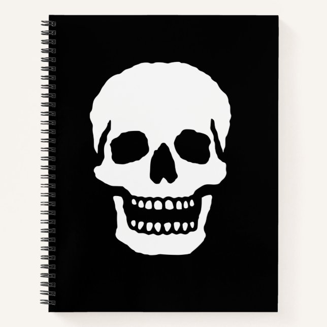 Cuaderno Calavera riendo aterradora (Anverso)
