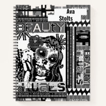 Calavera Rituals Nombre personalizado Bloc de nota