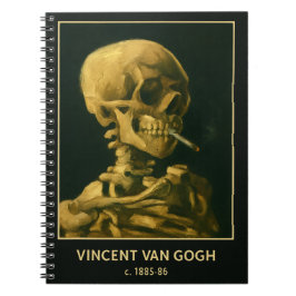 Cuaderno Calavera Vintage Fumando – Única Inspirada en Van