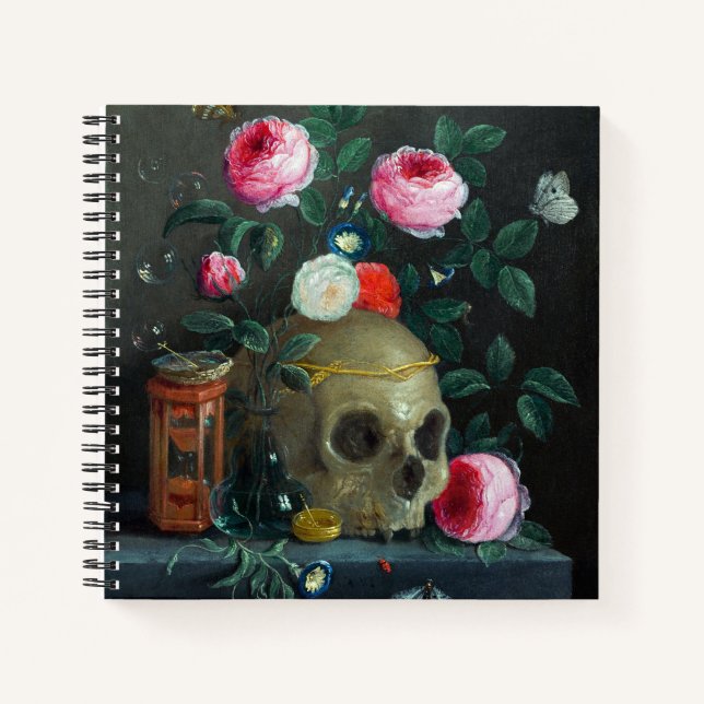 Cuaderno Calavera y Rosas (Anverso)