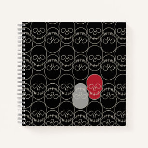 Cuaderno Calaveras - Blanco negro y negro