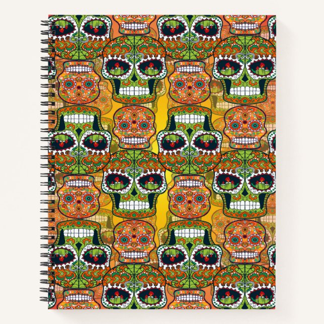 Cuaderno Calaveras de azúcar (Anverso)