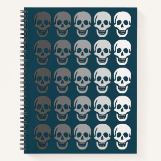 Cuaderno Calaveras de Ombre, Verde azuladas