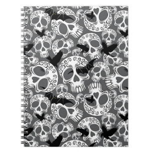 Cuaderno Calaveras decorativas de Halloween