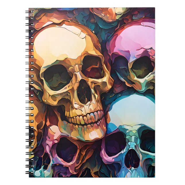 Cuaderno Calaveras Funky (Frente)