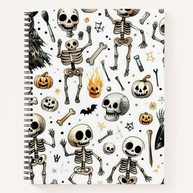 Cuaderno Calaveras y esqueletos (Anverso)