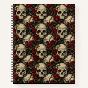 Cuaderno Calaveras y Rosas de Escaramujo