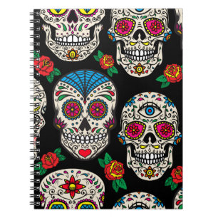 Cuaderno Calaveras y Rosas mexicanos: Diseño de época