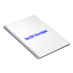 Cuaderno Calcomanía Jesús No Montó Elefante