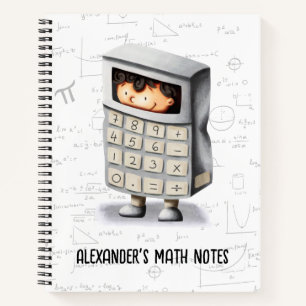 Cuaderno Calculadora Divertida Matemáticas para Niños