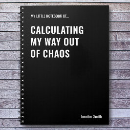 Cuaderno Calculando mi salida del caos